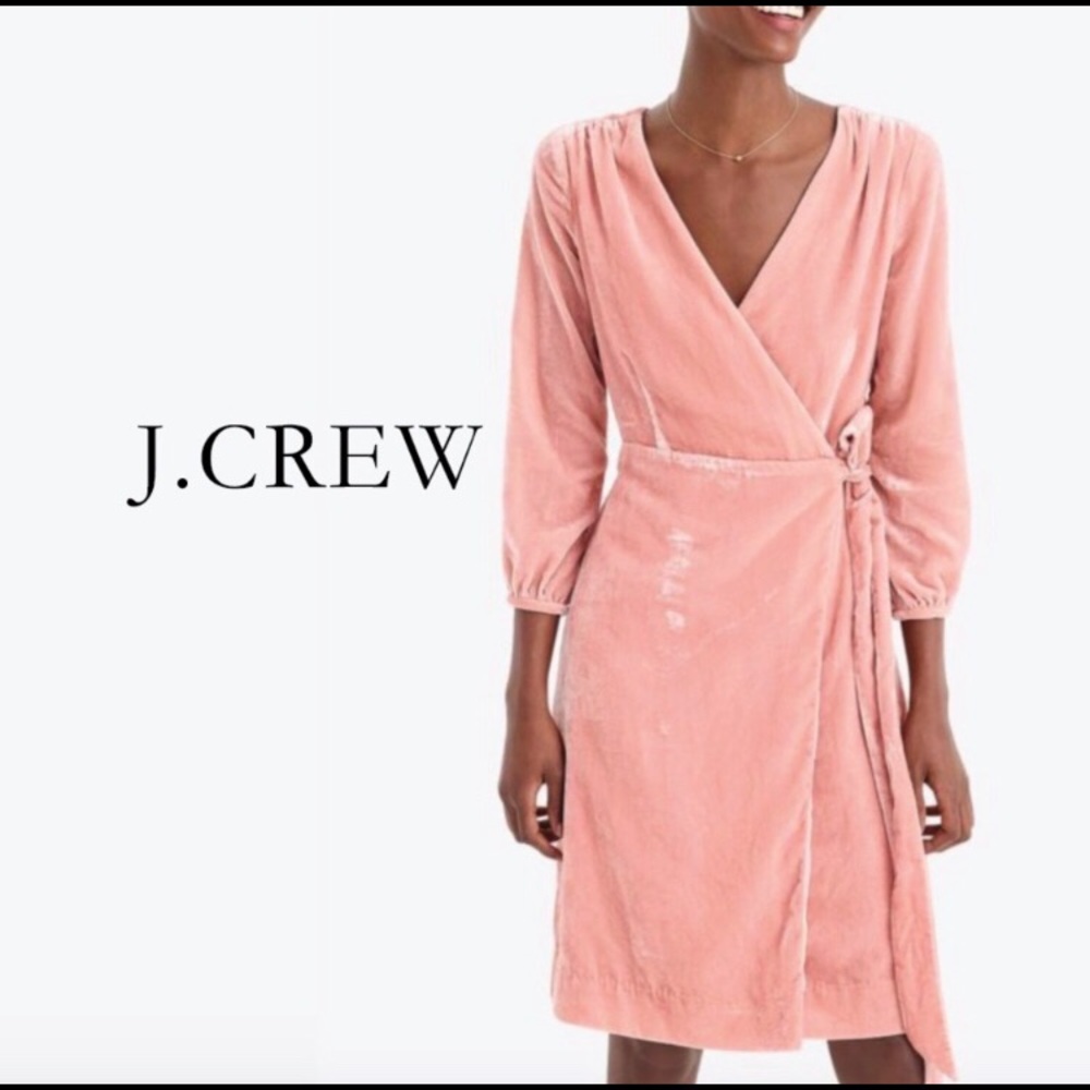 Velvet Wrap Dress